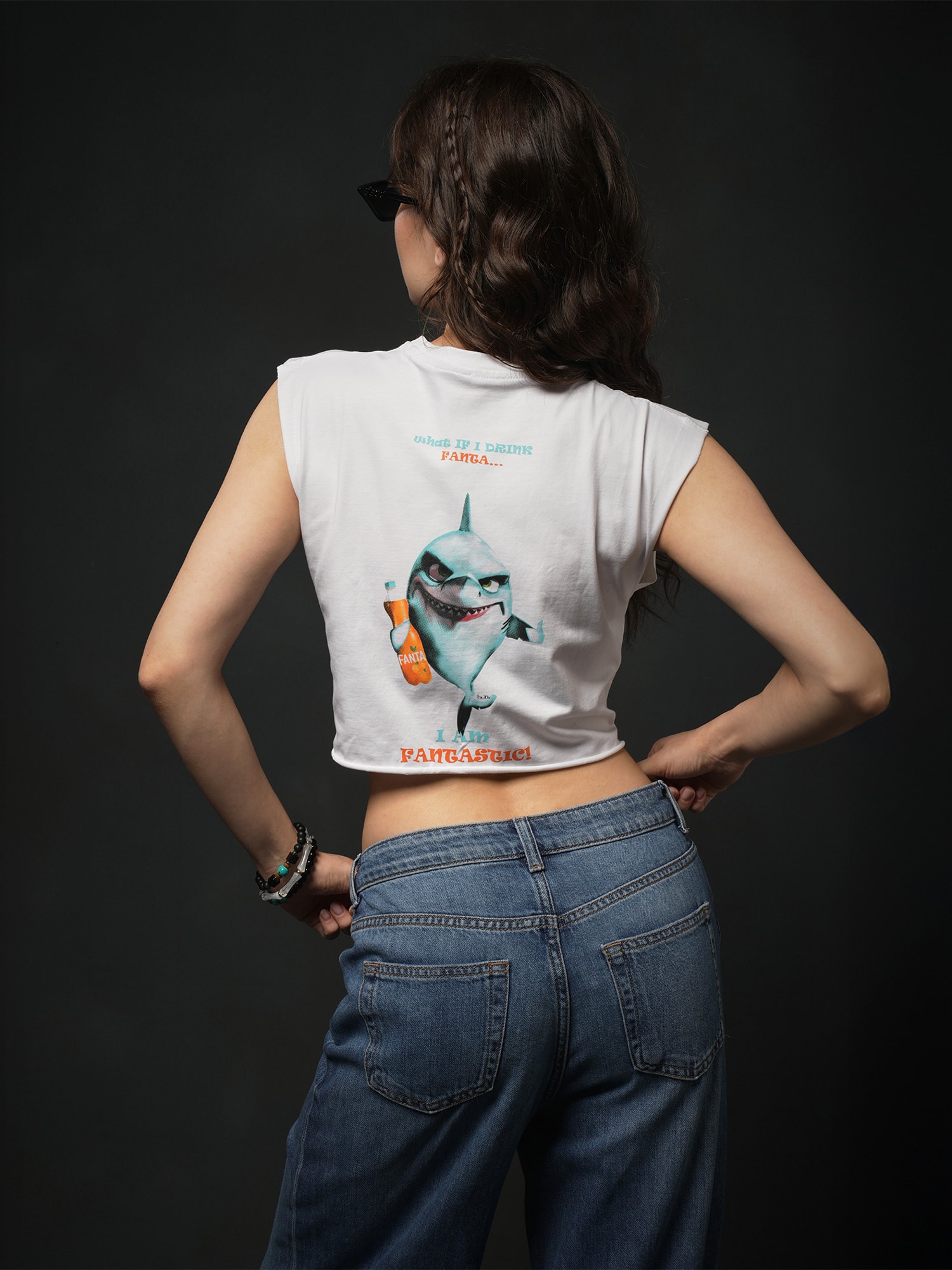 Shark Fantastic Crop Top