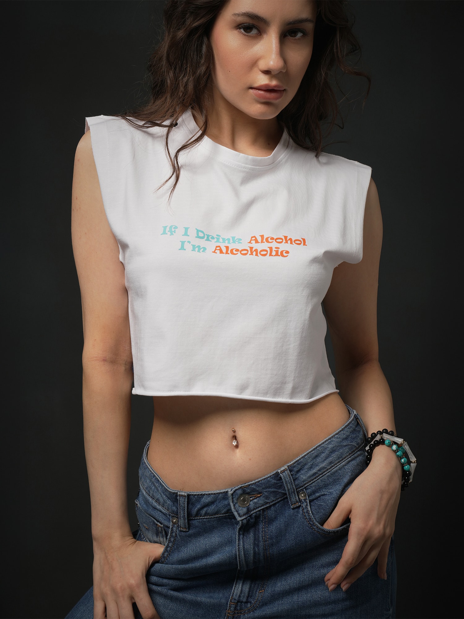 Shark Fantastic Crop Top